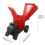 220v wood shredder machine - Image 7