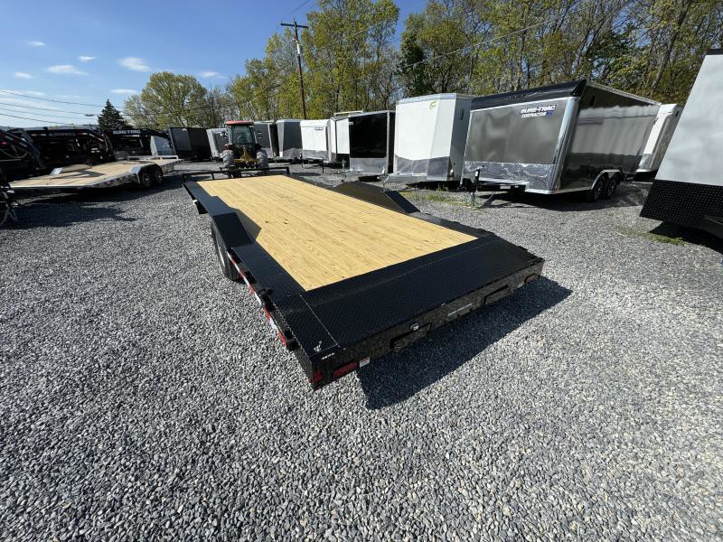 1-4.jpeg 2025 Sure-Trac Car / Racing Trailer 14000 GVW 102×24′ Buggy Car Hauler Trailer 14000# GVW ST-CHWX10224-140 - Image 1