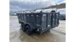 2026 Hillcrest 176716SDH Dump Trailer – 7×16 High Side, 17,600 GVWR, Telescopic Hoist, Oil Bath Hubs - Image 19