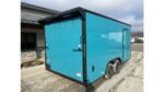2026 Quality Cargo Cargo / Enclosed Trailer 8.5×16 7000 GVW * TRUE BLUE BLACKOUT * REAR WING * 7′ HEIGHT *QC85x16TA-3500-UTV - Image 4