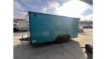 2026 Quality Cargo Cargo / Enclosed Trailer 8.5×16 7000 GVW * TRUE BLUE BLACKOUT * REAR WING * 7′ HEIGHT *QC85x16TA-3500-UTV - Image 7
