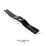 3 Point Finish Mower Replacement Blades - Image 4