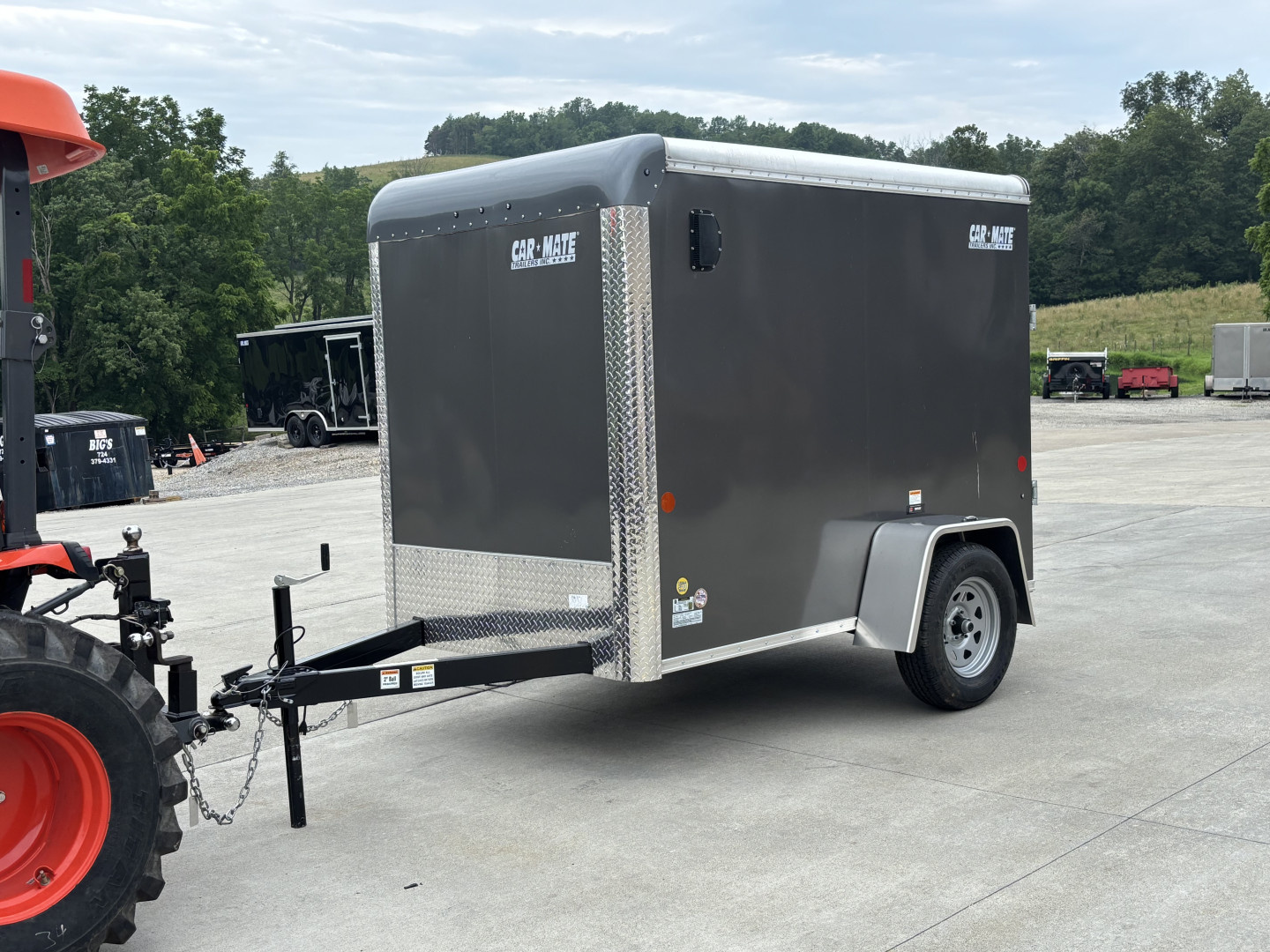2026-Car-Mate-Trailers-5x8-Cargo-Enclosed-Trailer.jpeg 2026 Car Mate Trailers 5×8 Cargo Enclosed Trailer - Image 1